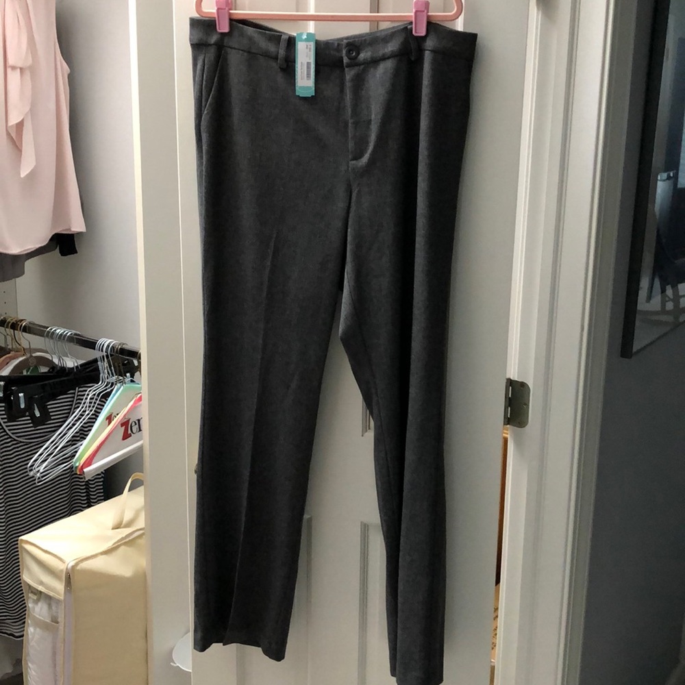 Kut from the Kloth NWT bootcut pant. Gray. 18W.